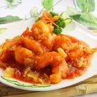 Stir-fried shrimp with chili sauce