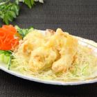 Large shrimp with mayonnaise