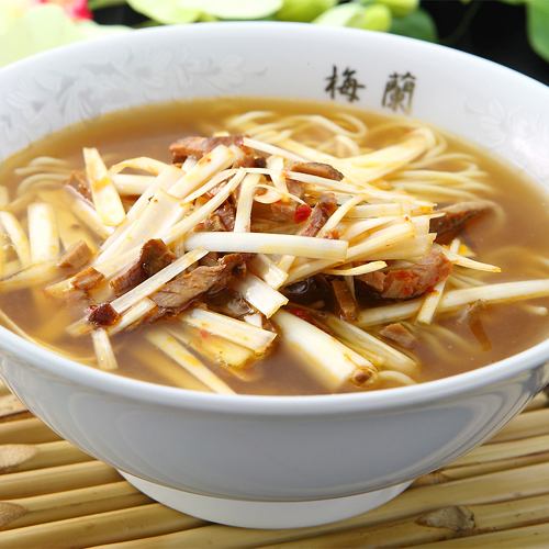 Green onion and roast pork soba [soy sauce flavor]