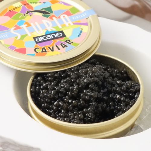 Caviar and kushikatsu