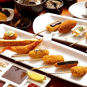 일본 장인이 튀기 고급 식재료의 호화 런치 코스도 있습니다!