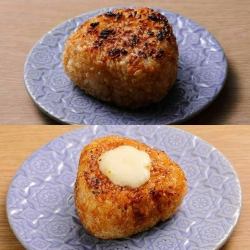 Various grilled rice balls