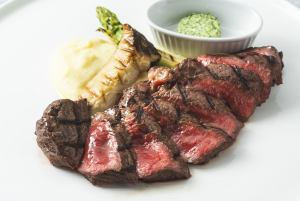 【炭焼きグリルから】穀物牛ランプ肉