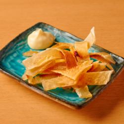 えいひれの炭火炙り 