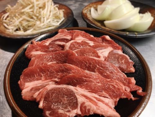 【最推し】厳選された「ラム肩ロース」と所謂ジンギスカンのタレの味とは一線を画す「こだわりのタレ」