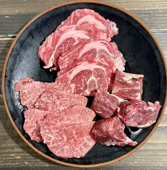 牛と羊の二刀流盛り合わせ