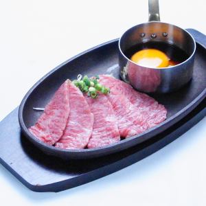 Grilled Japanese Black Beef Kalbi Sukiyaki Style