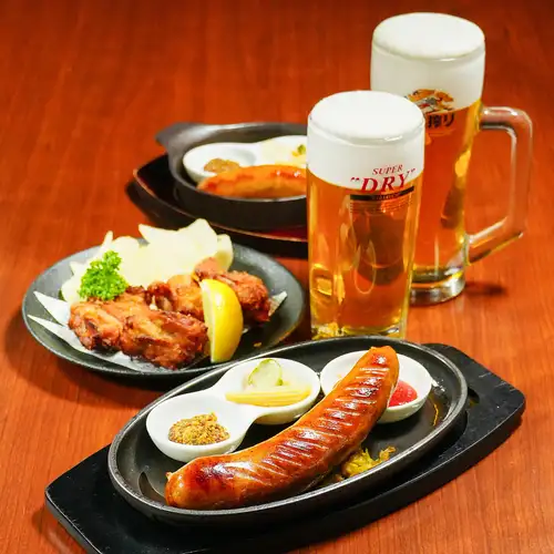 仕事終わりにサクッと一杯♪ちょい飲み1,800円セット♪