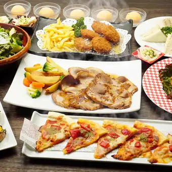 【忘新年会】 お気軽プラン【A】～メーカー４社の樽生ビール６種が飲み比べ放題♪付飲み放題～