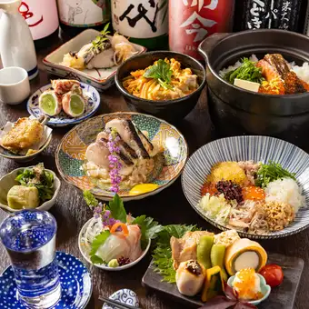 【旬彩を味わう和の贅沢会席コース】先付から水菓子までお料理8品のみ4800円(税込)から応相談
