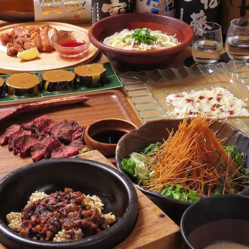 【7月・8月ランチタイム限定】特別なサマ会企画!2H飲み放題付『紅藤(べにふじ)コース』全7品