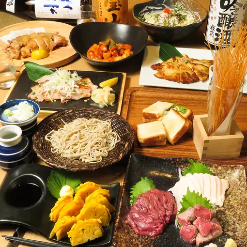 【日～木限定】12周年記念企画！3H飲み放題付『琥珀(こはく)コース』全9品