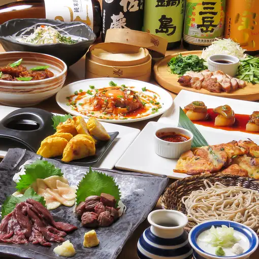 【10月・11月企画】特別な12周年企画！3H飲み放題付『琥珀(こはく)コース』全9品