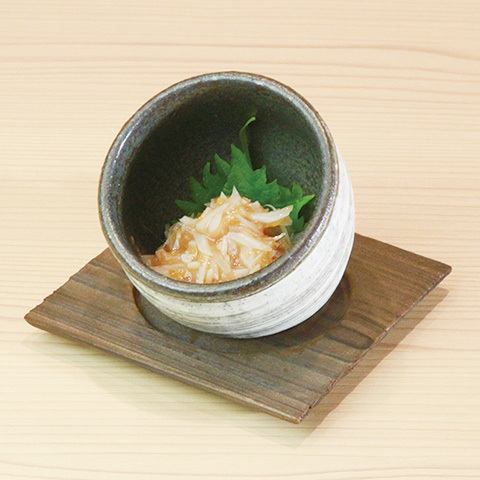 やげん軟骨梅和え