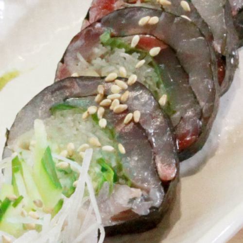 アジの磯辺巻き