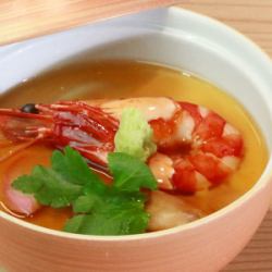 うどん入りあんかけ茶碗蒸し