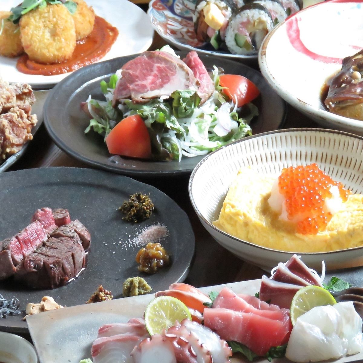 落ち着きのあるお洒落空間でこだわりの料理やお酒を愉しめるお洒落な居酒屋ダイニング
