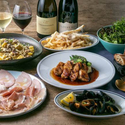 <晚餐> 休闲派对套餐 [包含 90 分钟畅饮]