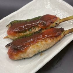 Plum and shiso meatballs