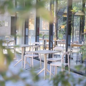 テラス席も人気です。