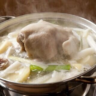 ≪人気NO.1≫丸鶏藤や鍋コース 2.5飲み放題+500円で生付き42種類追加 全5品