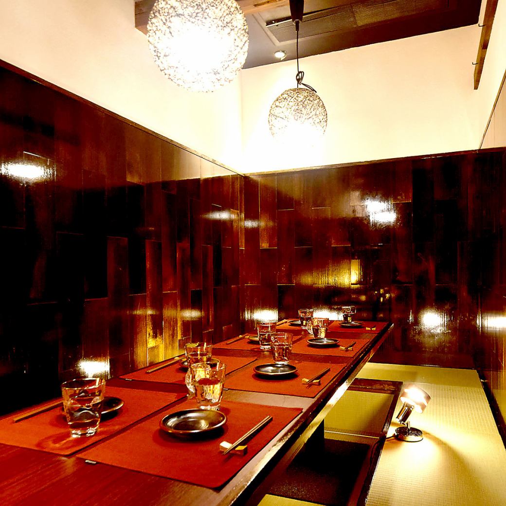 団体様大歓迎！全席個室空間で楽しい時間をお過ごし下さい♪