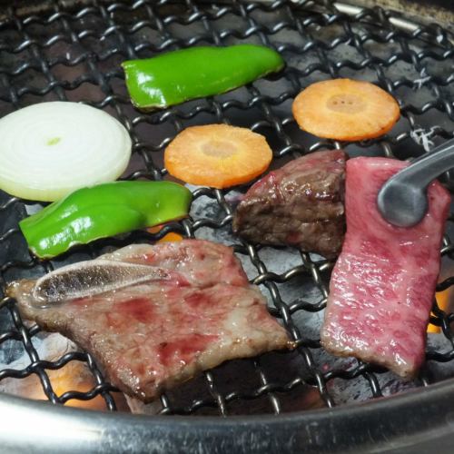 Delicious charcoal grilled meat!