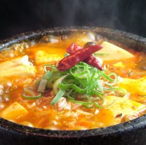 Delicious and spicy! Tofu stew