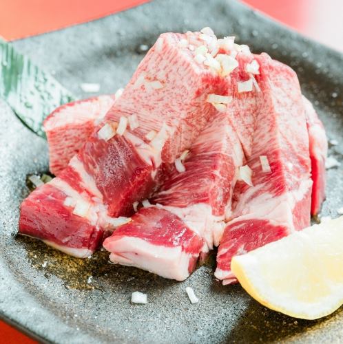 So thick! Thick-cut beef tongue!