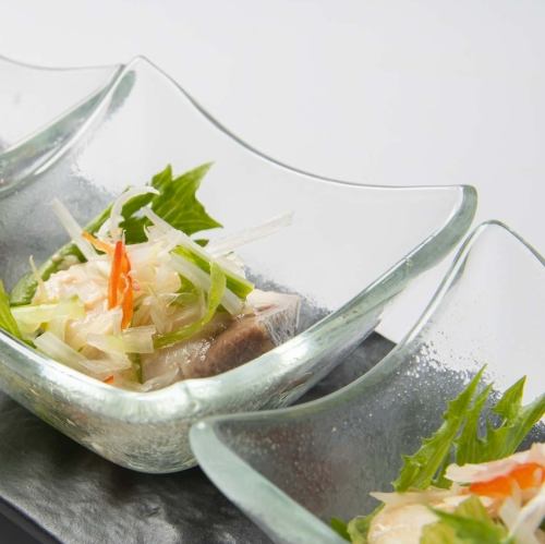 寒鰤と香味野菜の和風マリネ