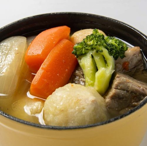 牛肉と季節野菜のポトフ