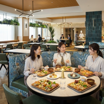 NET予約限定＼大人３名以上なら10％OFF／ランチビュッフェ！春を感じるお料理45品以上食べ放題！