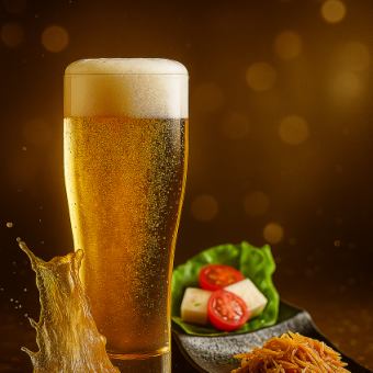 ＼ワシントンホテル／★ハッピーアワー★生ビール480mlとおつまみ3品セット