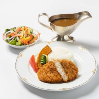 【ディナー】20名以上の団体料理カツカレーセット