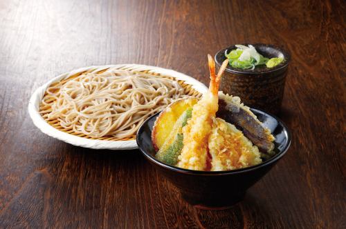 天丼とそばのセット