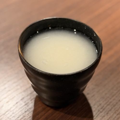 蕎麦焼酎のそば湯割り