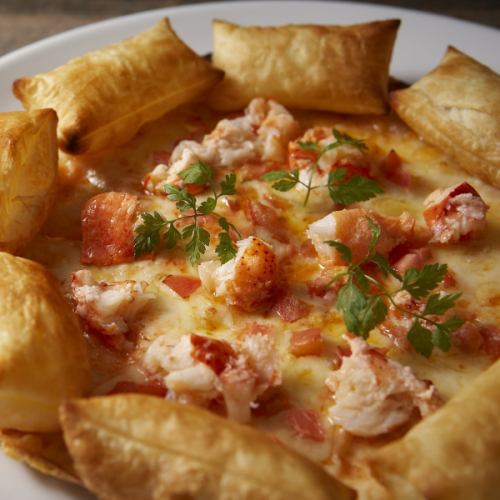 Lobster pie pizza