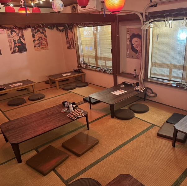 【女子会にも◎】2階席にはお座敷があり、ゆったりくつろげるプライベートな雰囲気を演出します♪ご家族・ご友人とのお食事会や女子会など、少人数でのご利用にも人気です◎ゆっくりと会話もお食事もお楽しみください！