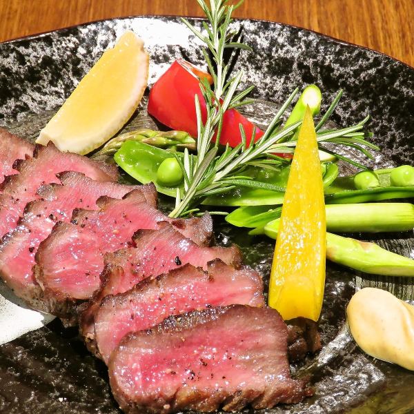The dish that was a popular menu in the past is back! Grilled aged beef tongue 1280 yen (tax included)