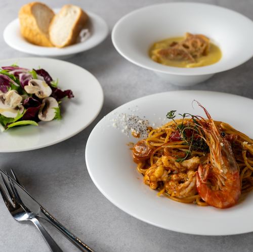 コース気分で味わうランチ