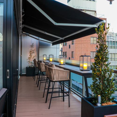 開放感抜群のテラス付き