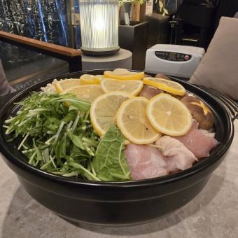 【1日2組限定】飲み放題120分付き☆柑橘香る淡麗鍋コース