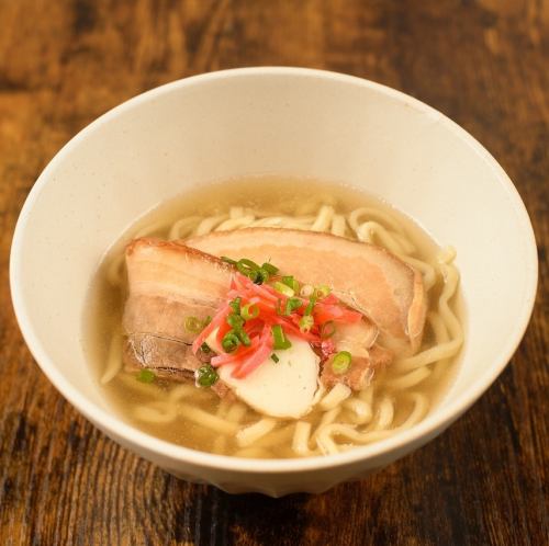 [Okinawa soba] A perennially popular menu item!