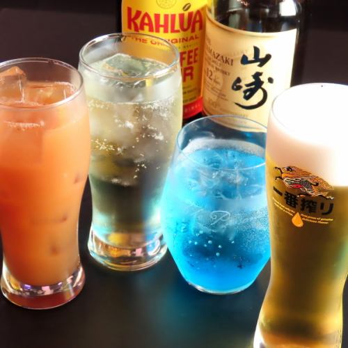 お得な飲み放題もございます♪