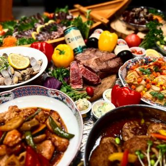 【4/25～カジュアルビアホール開催♪】料理30品・ドリンク100種類以上食べ飲み放題2.5h