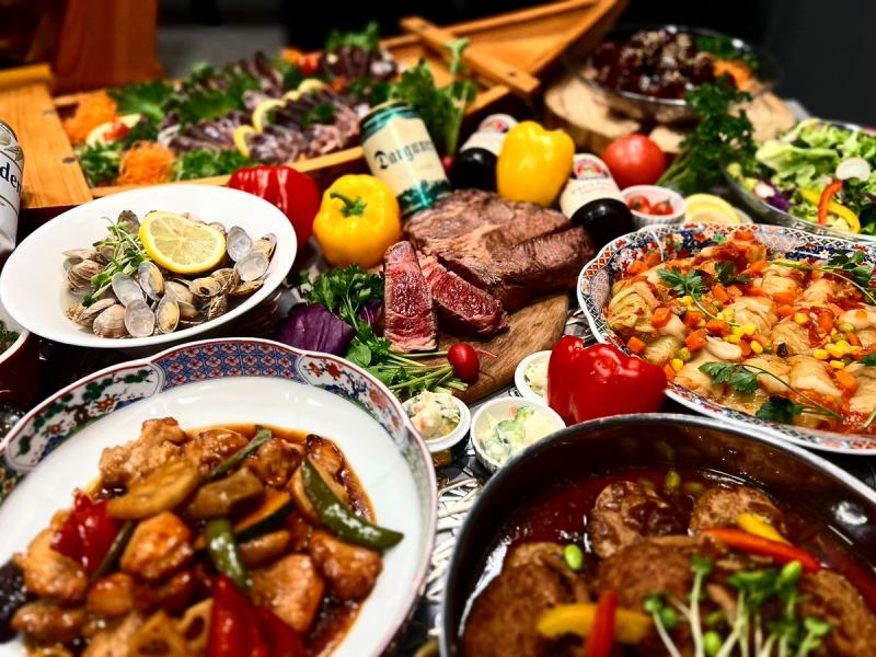 大人気！ビアホールがスタート♪生ビール8種飲み比べや50種類以上が食べ放題！