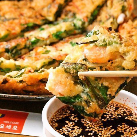 [Korean food classic] Seafood pancake