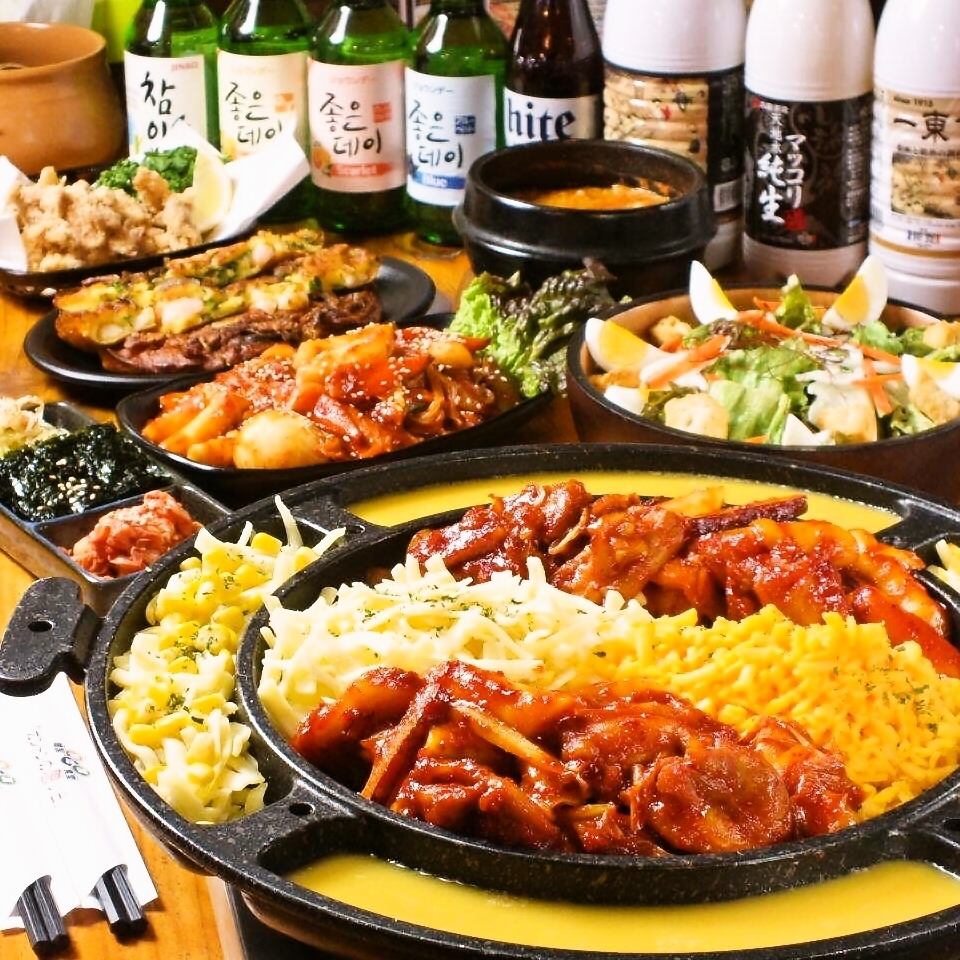 Enjoy the authentic taste of Korea! Enjoy Korean cuisine that has been a hot topic on many TV appearances and social media!