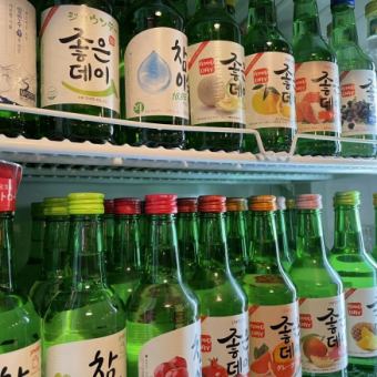 ■平日単品飲み放題■生ビールやマッコリ・韓国焼酎もあり♪120分コース 2198円→2098円(税込)