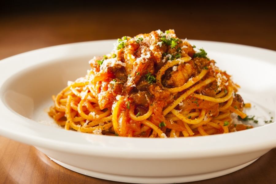 Exquisite pasta using seasonal ingredients